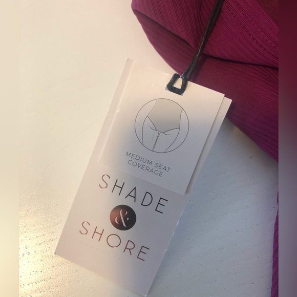 Ribbed Magenta Swimsuit - Picture 4 of 4